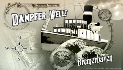 Dampfer-Welle